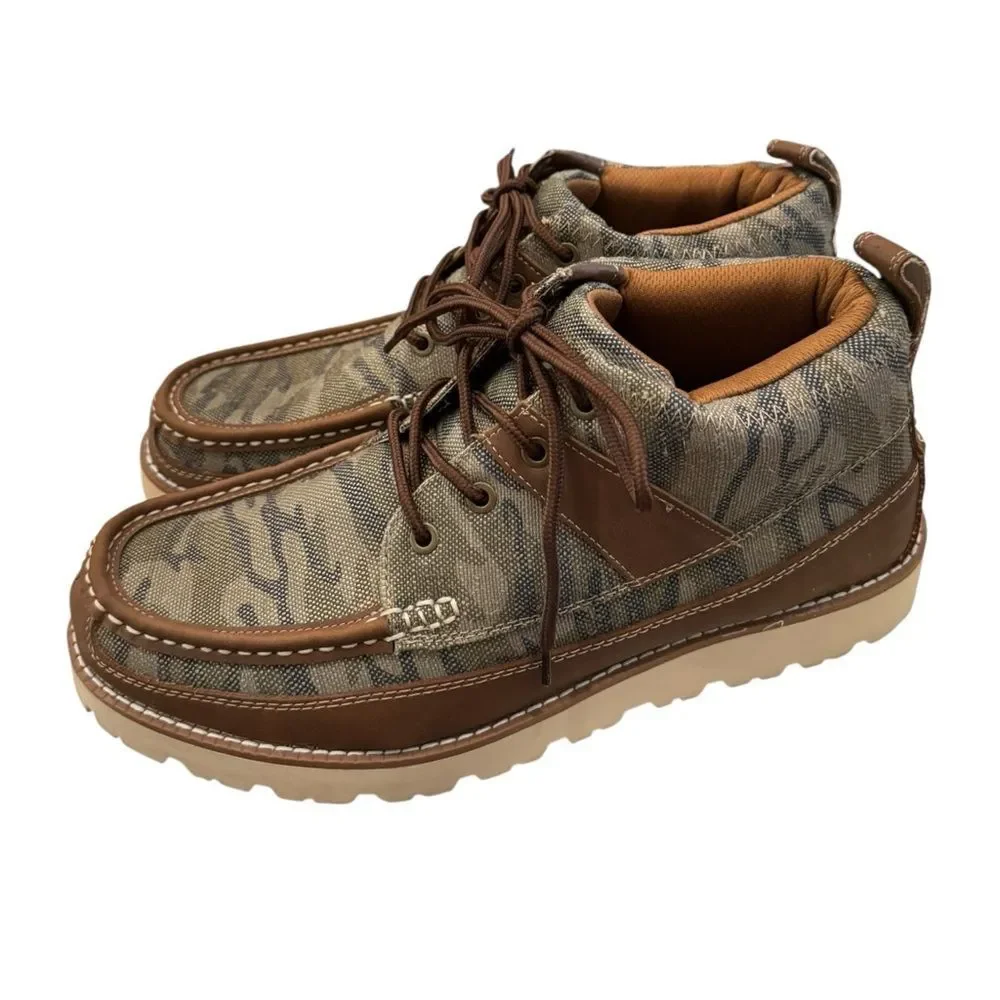 Sun + Stone Men's Kohen Lace-up Brown Tan Boots 12